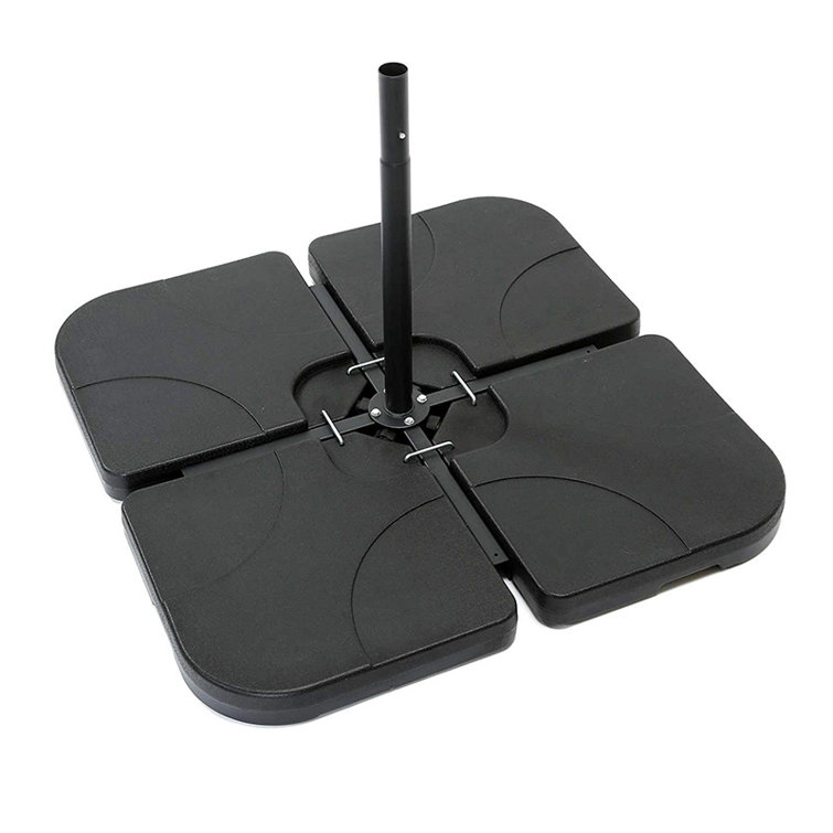 Freeport Park Fillable Slabs Plastic Free Standing Umbrella Base